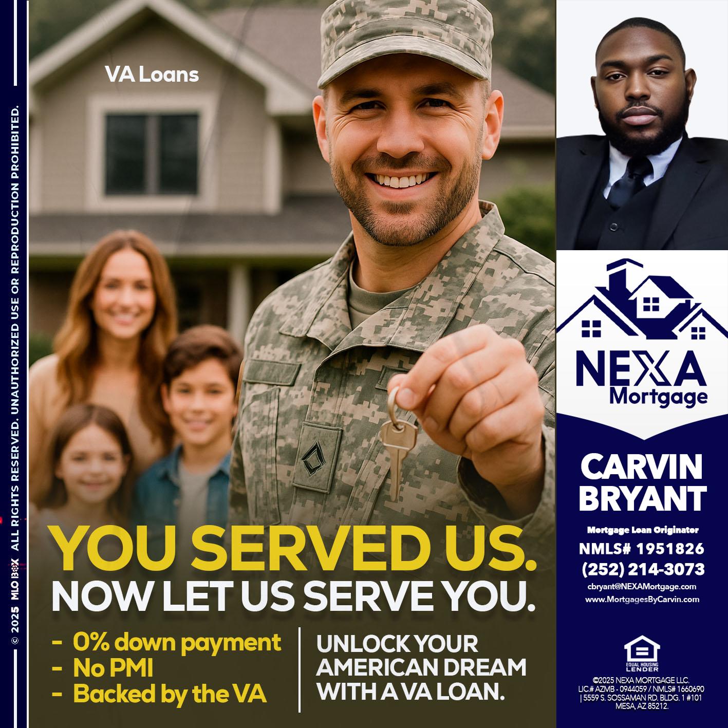 YOU DESERVED - Carvin Bryant -Mortgage Loan Originator