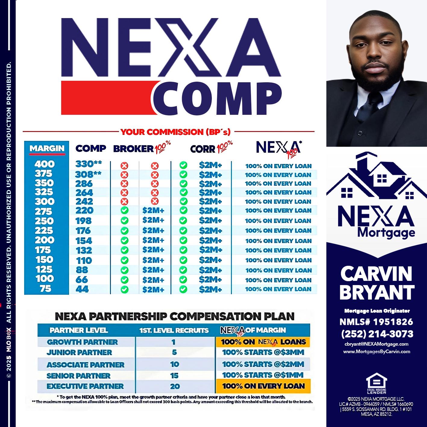 NEXA COMP - Carvin Bryant -Mortgage Loan Originator