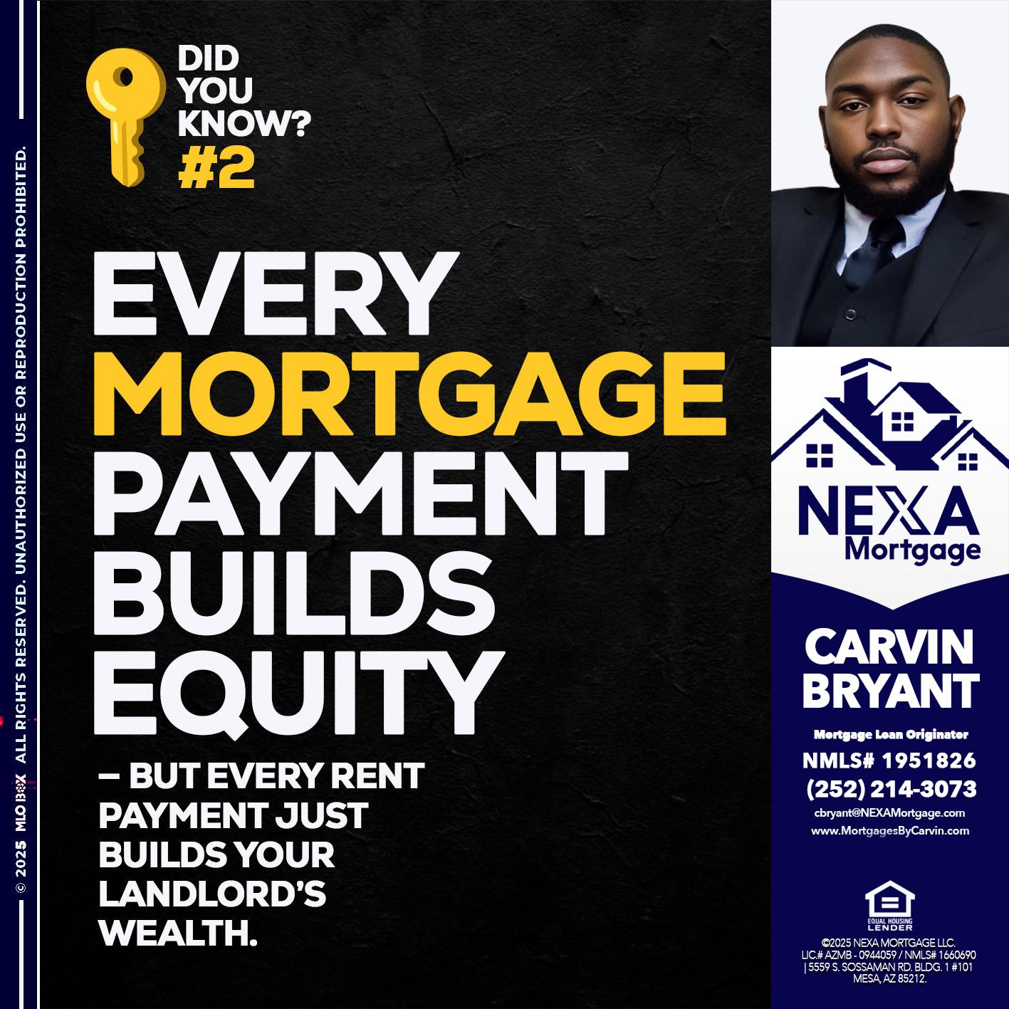 DID YOU KNOW? - Carvin Bryant -Mortgage Loan Originator