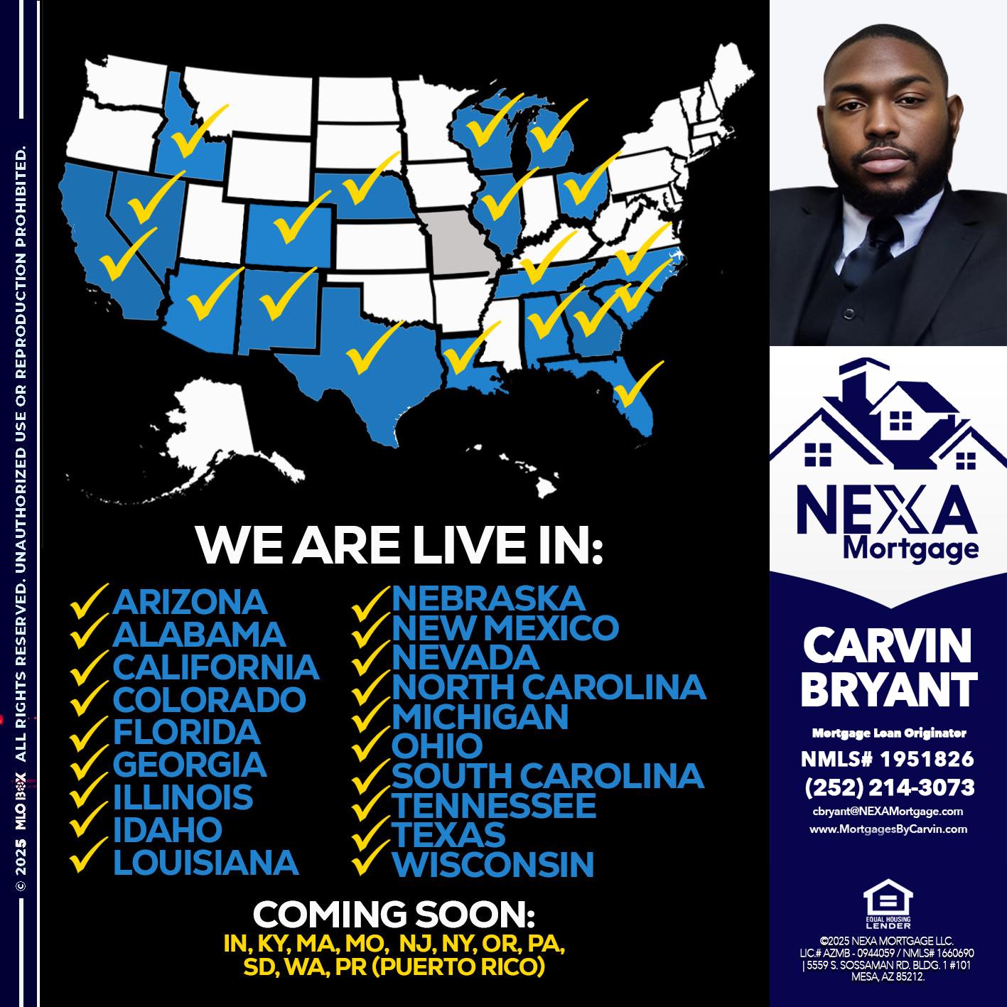 New Mexico live - Carvin Bryant -Mortgage Loan Originator