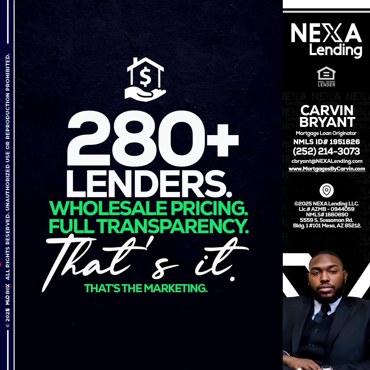 280+ LENDERS - Arthur Wimberly -Mortgage Loan Originator