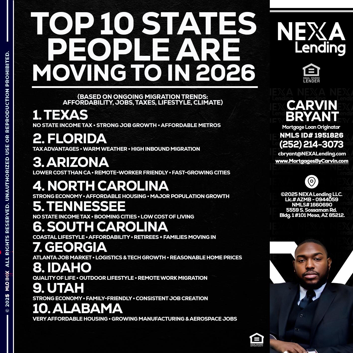 top 10 - Carvin Bryant -Mortgage Loan Originator