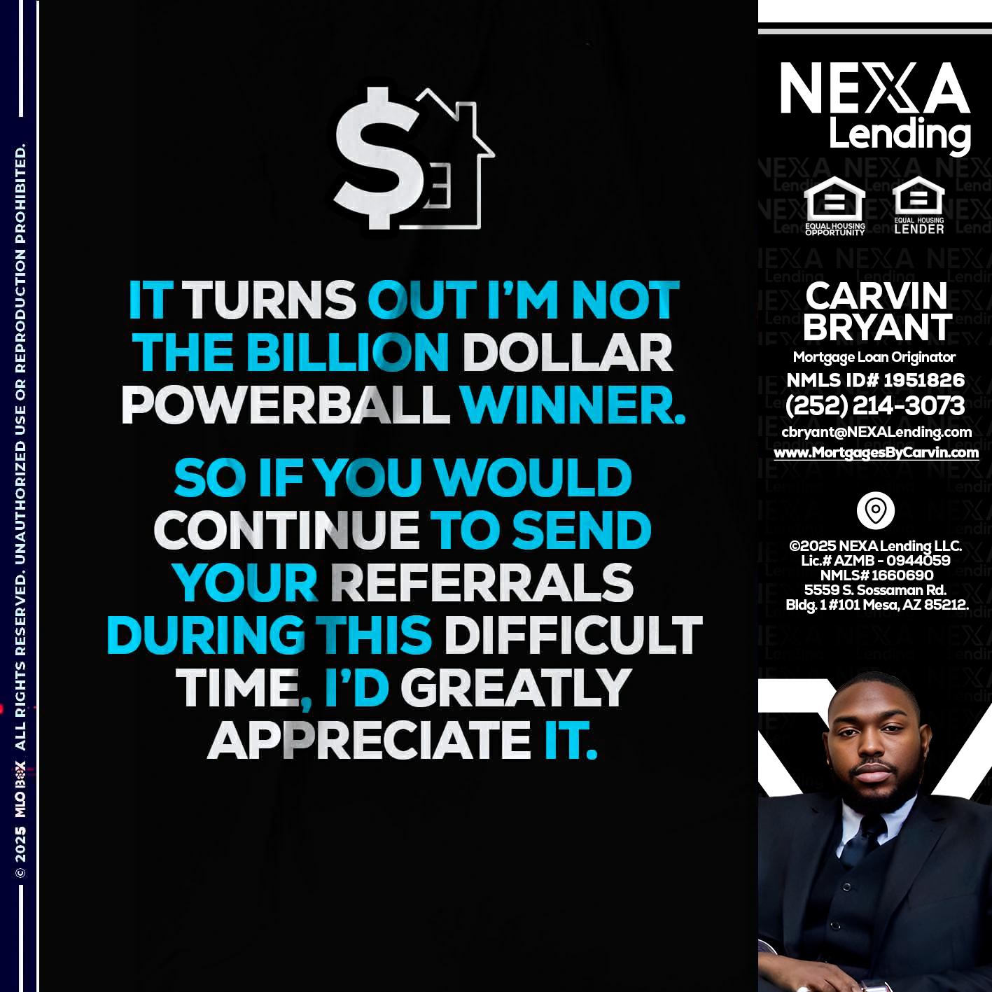 IT TURNS - Carvin Bryant -Mortgage Loan Originator