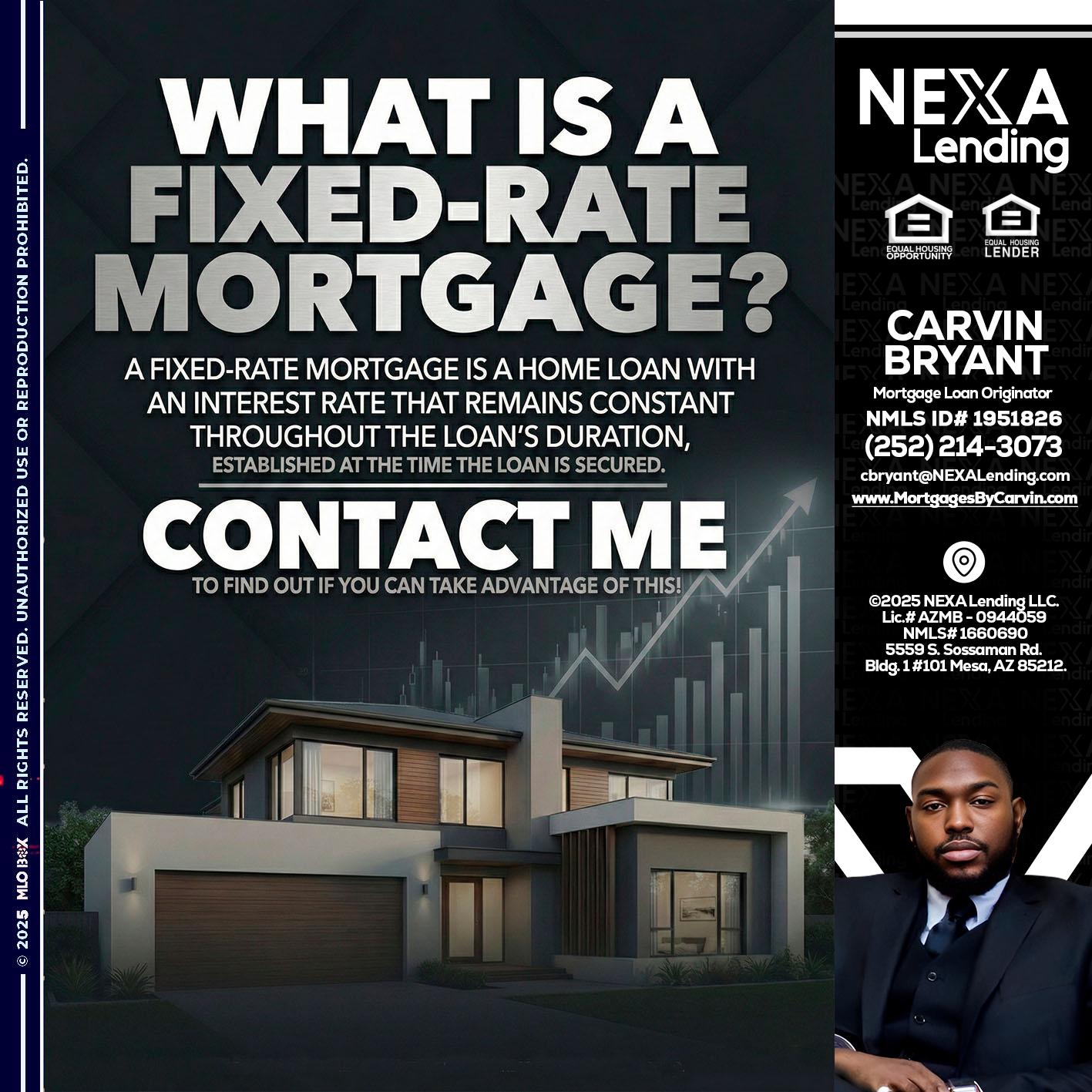 WHAT IS A - Carvin Bryant -Mortgage Loan Originator