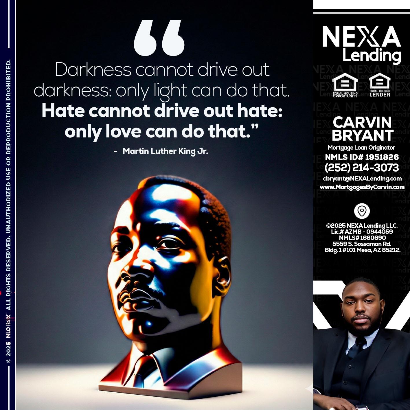 MLK 2026 - Carvin Bryant -Mortgage Loan Originator