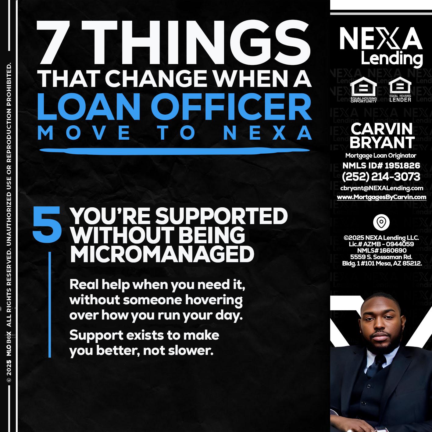 7 THINGS (5) - Carvin Bryant -Mortgage Loan Originator