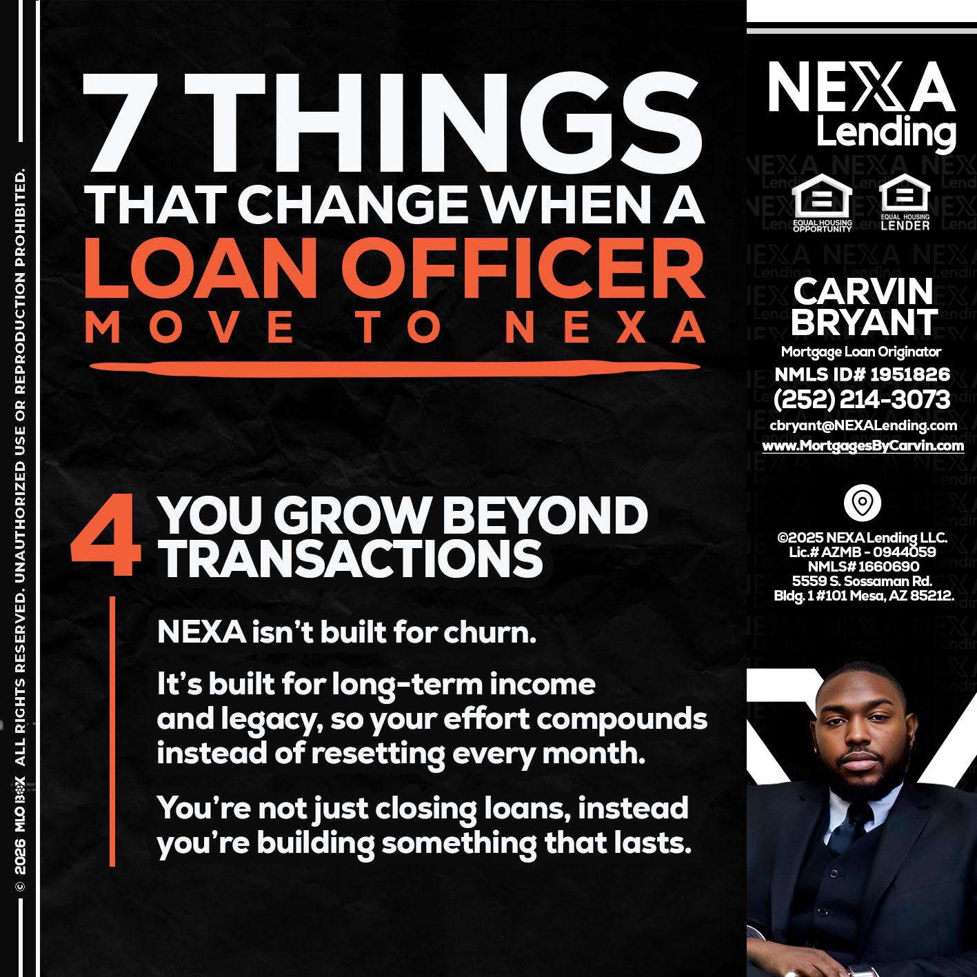 7 THINGS (4) - Carvin Bryant -Mortgage Loan Originator
