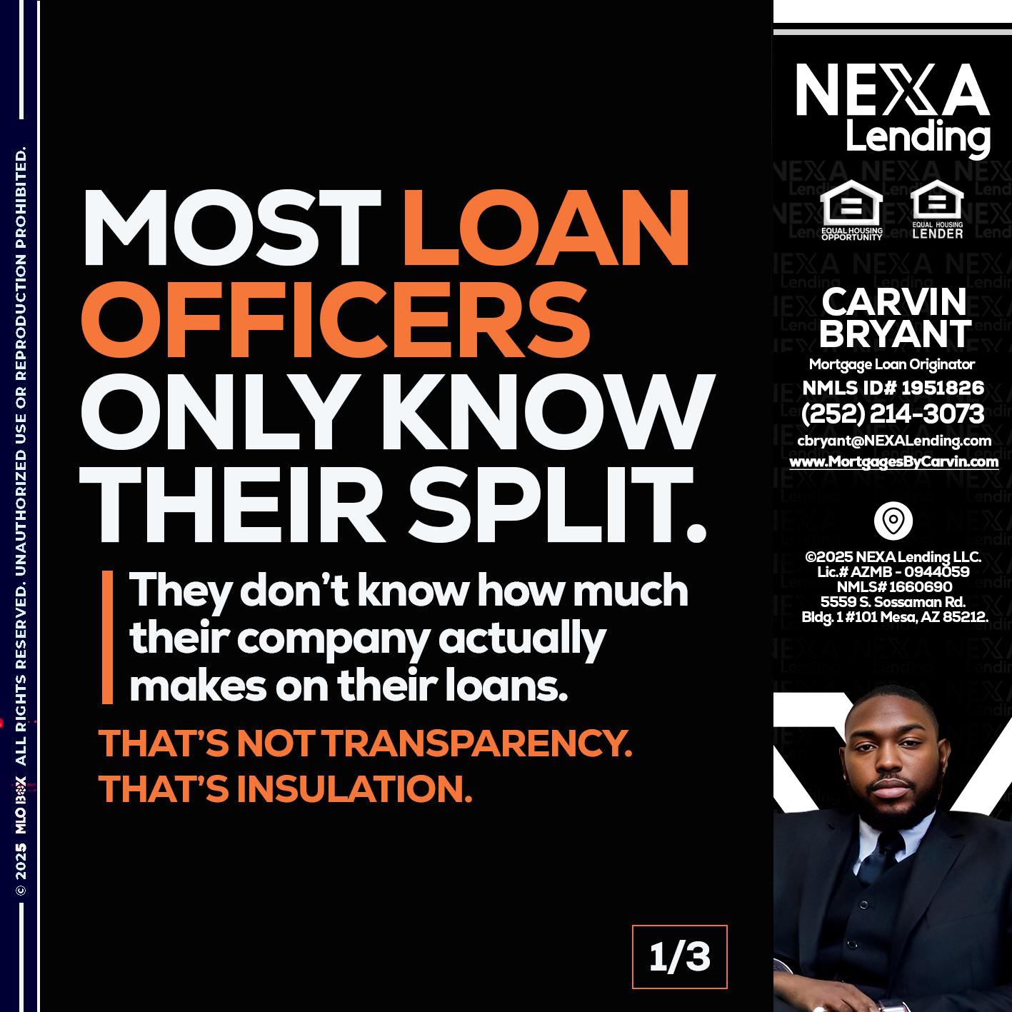 1 OF 3 - Carvin Bryant -Mortgage Loan Originator