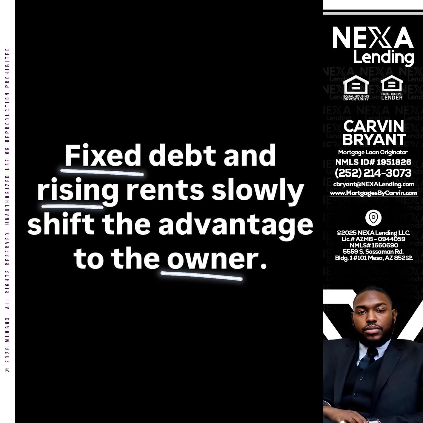 FIXED DEBT - Carvin Bryant -Mortgage Loan Originator