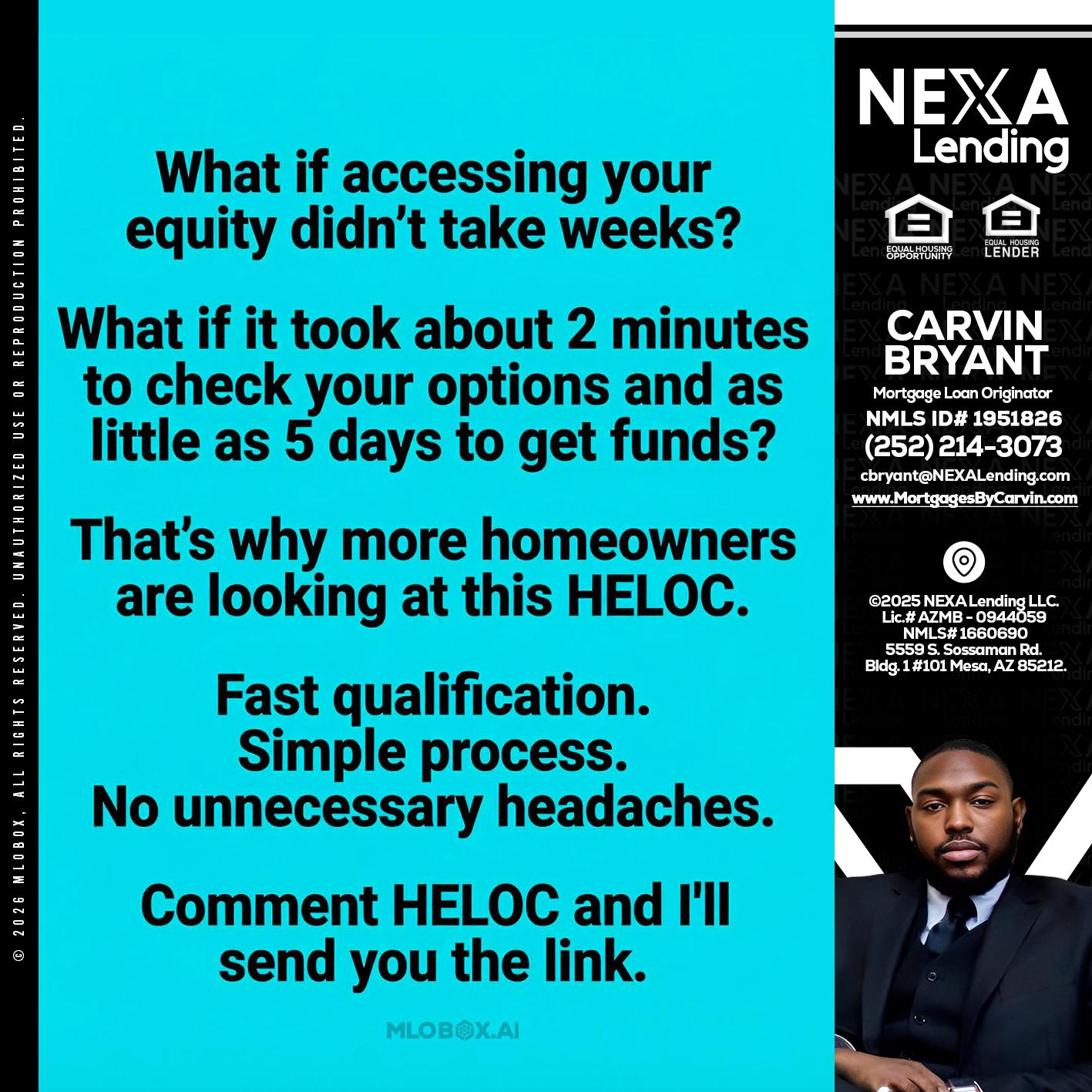 what if - Carvin Bryant -Mortgage Loan Originator