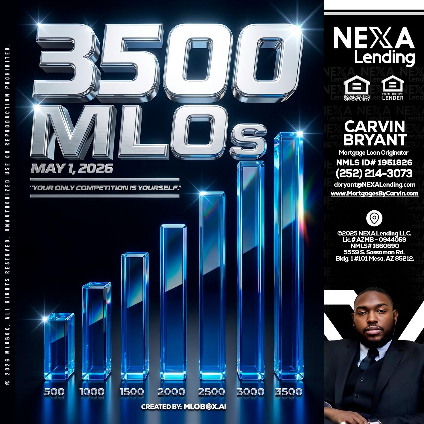 3500 MLOs - Carvin Bryant -Mortgage Loan Originator