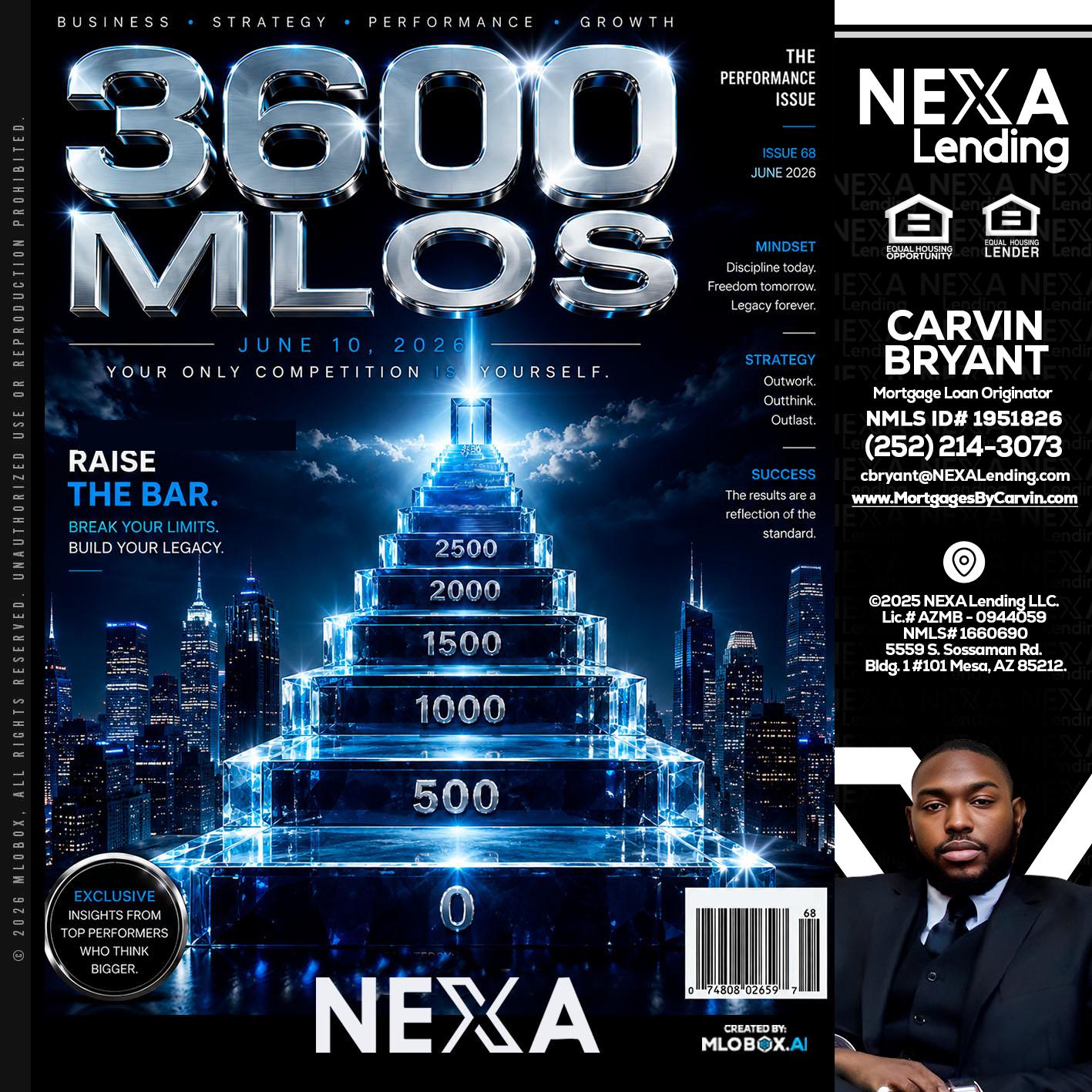 3600 MLOs - Carvin Bryant -Mortgage Loan Originator