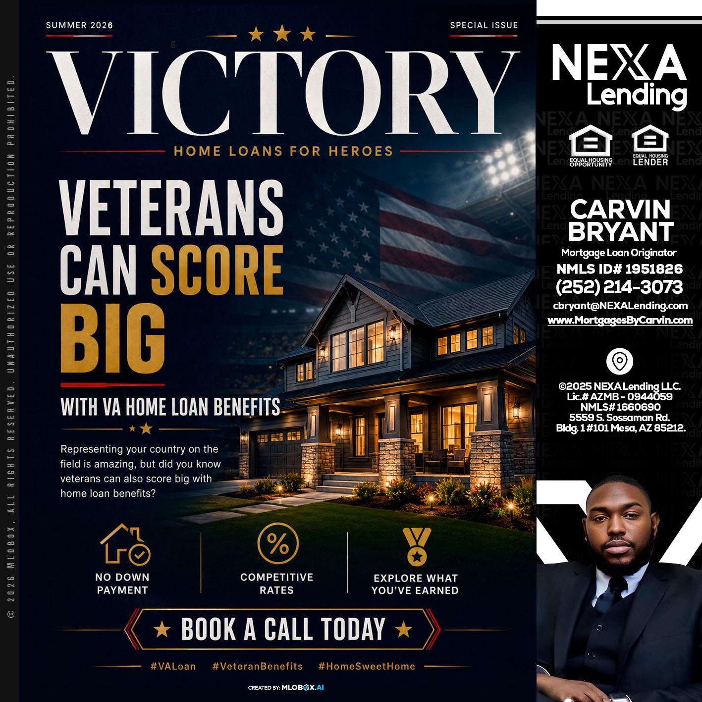 VICTORY - Carvin Bryant -Mortgage Loan Originator