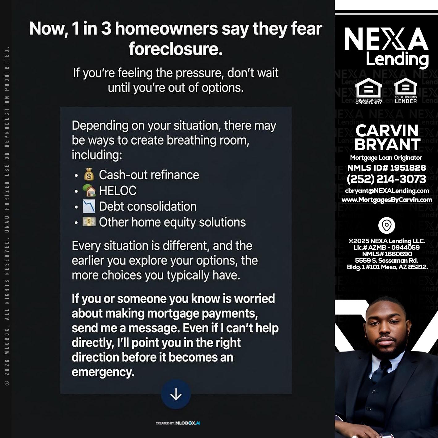 NOW - Carvin Bryant -Mortgage Loan Originator